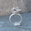 Thumbnail: Sterling silver botanical ring