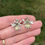 Thumbnail: Sterling silver lichen inspired earrings