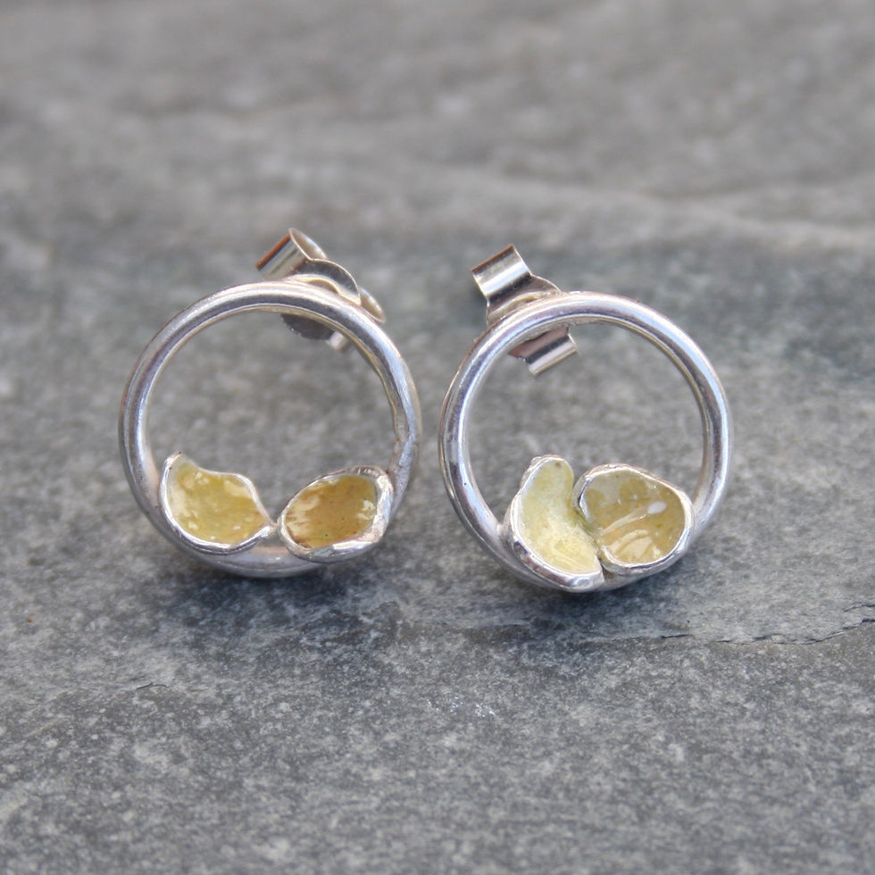 Thumbnail: Lichen inspired stud earrings