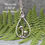 Thumbnail: Sterling silver toadstool necklace