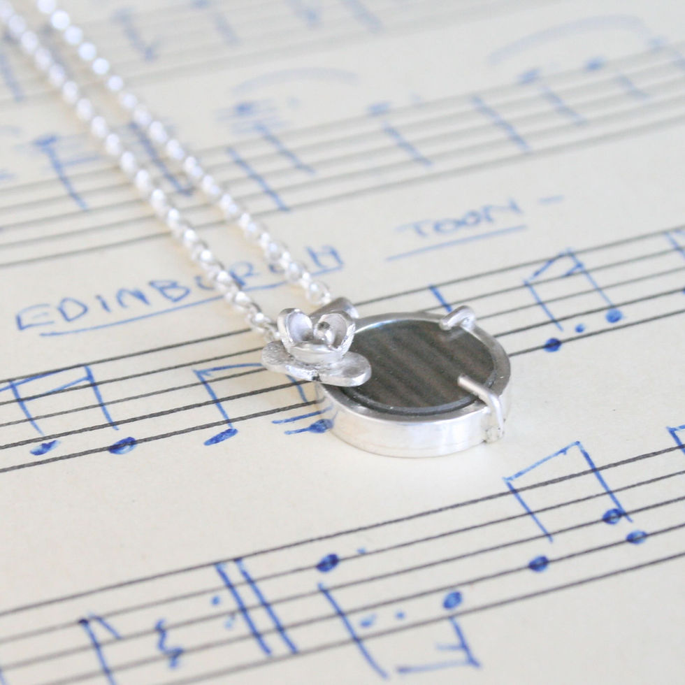 Thumbnail: Dainty gemstone necklace