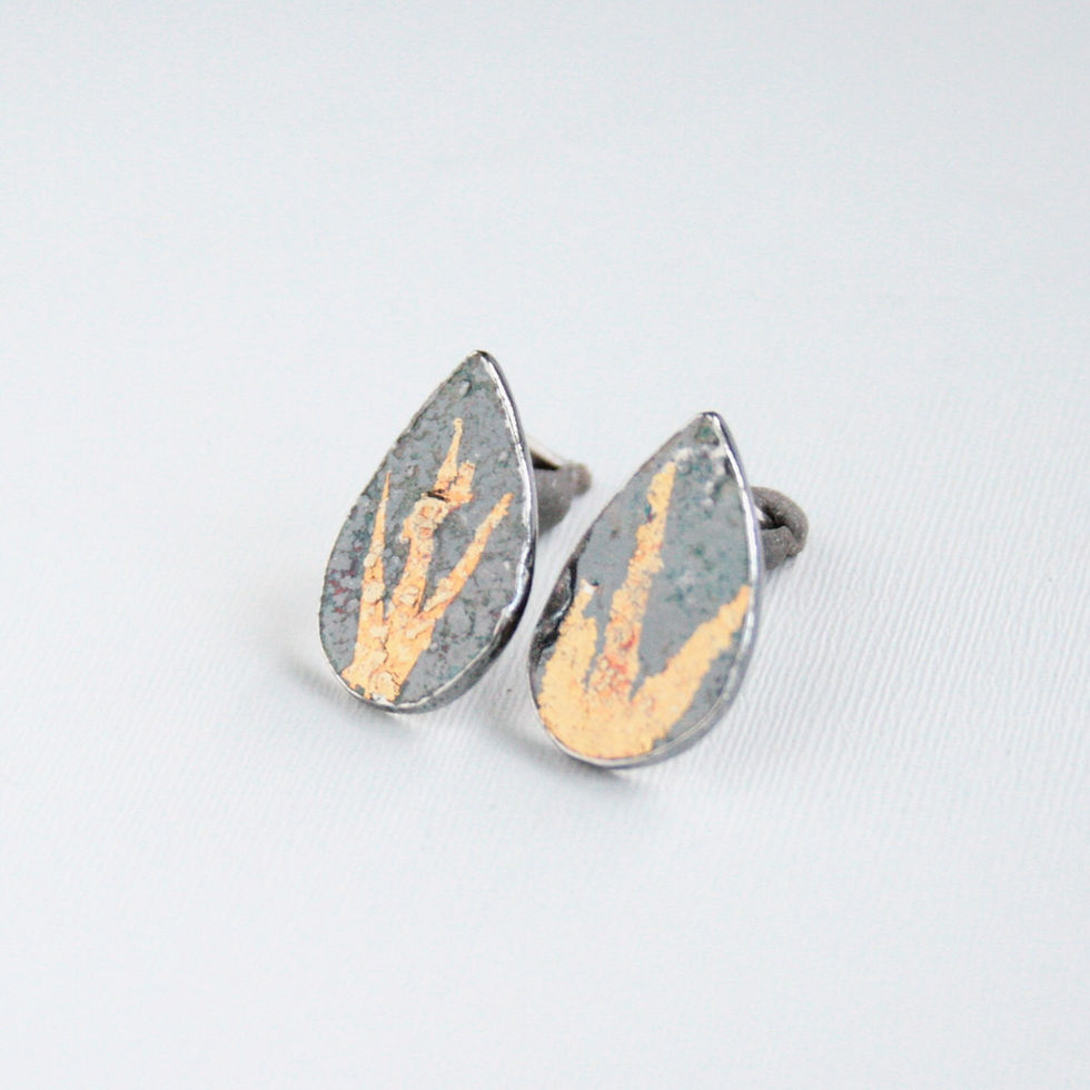 Thumbnail: Keum boo teardop earrings