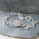 Thumbnail: Sterling silver moonstone toggle bracelet