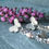 Thumbnail: Long silver butterfly and pearl earrings