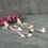 Thumbnail: Long silver butterfly and pearl earrings