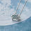 Thumbnail: Sterling silver and aquamarine necklace