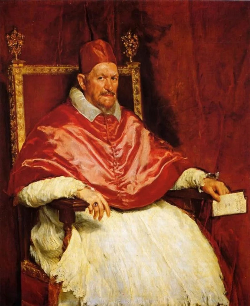 Retrato del Papa Inocencio X. Velazquez. 1650