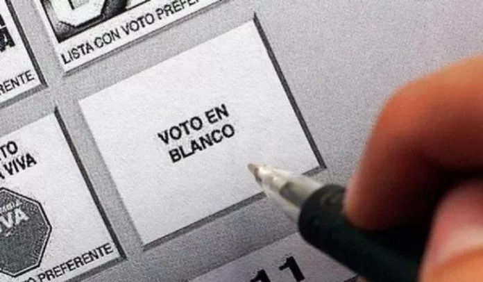 ¿Voto en blanco o abstención?