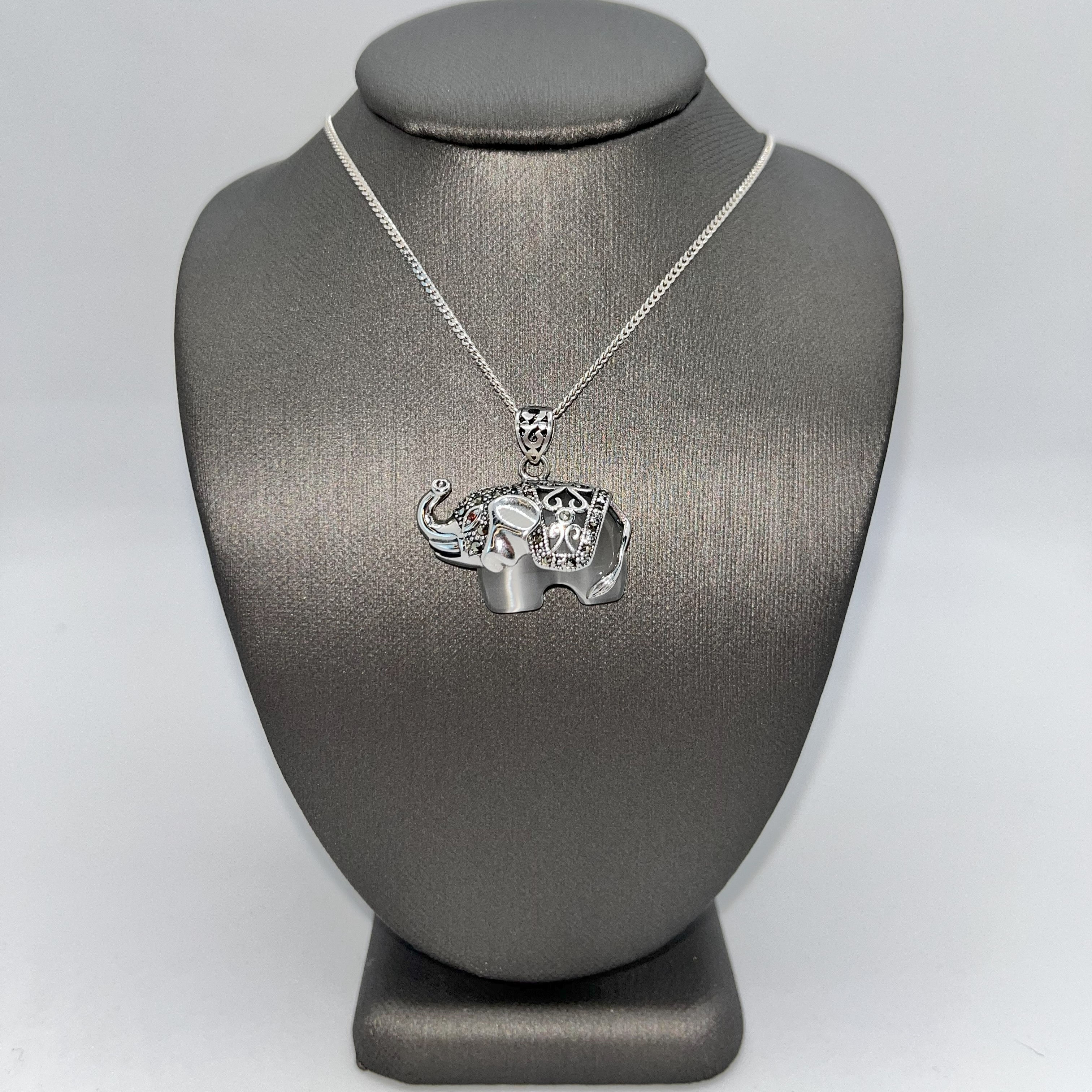 Pearl Elephant Necklace