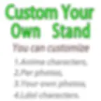 Miniatura: Anime Figure Clear Custom Acrylic Stand Model Plate Transparent Holographic