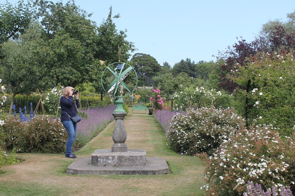 Kellie Castle  walled garden 2018