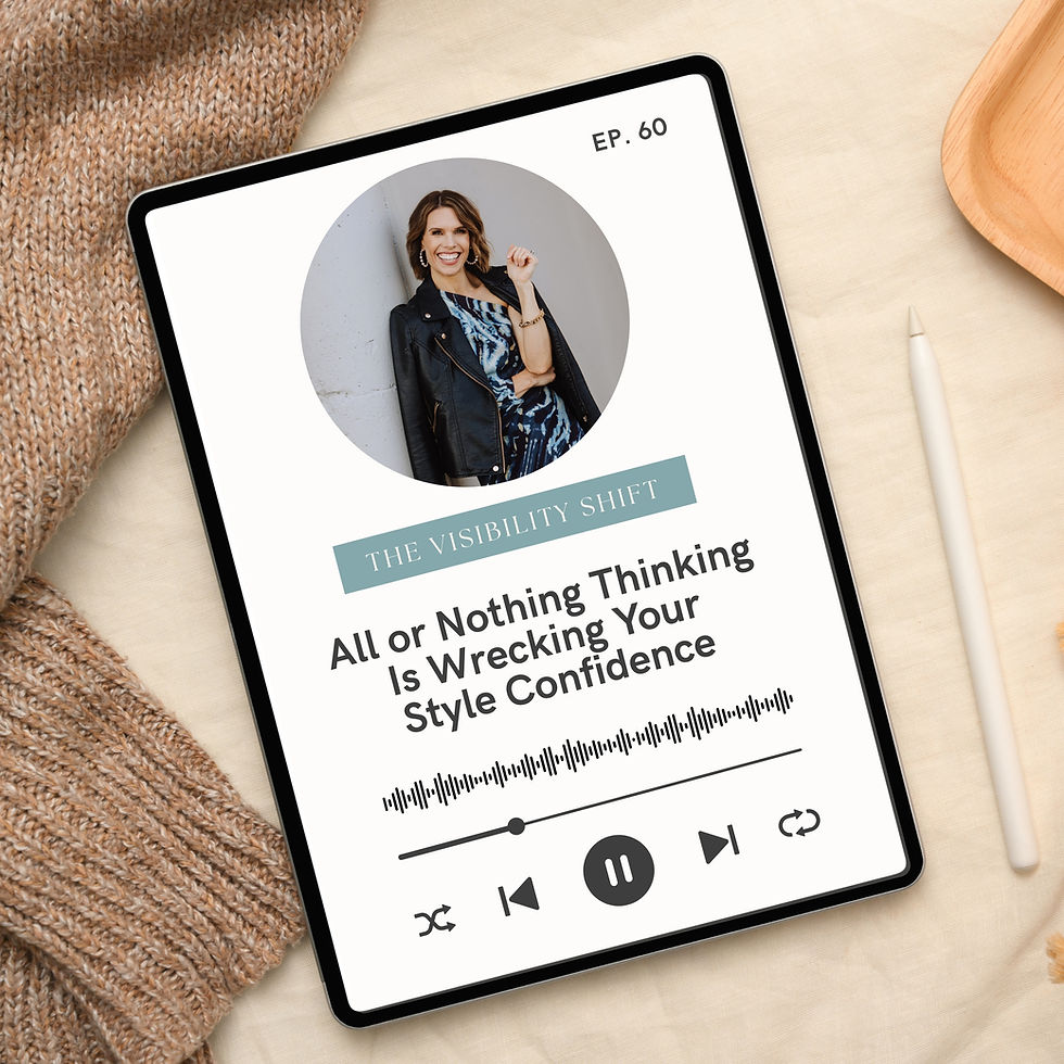 All or Nothing Thinking Is Wrecking Your Style Confidence