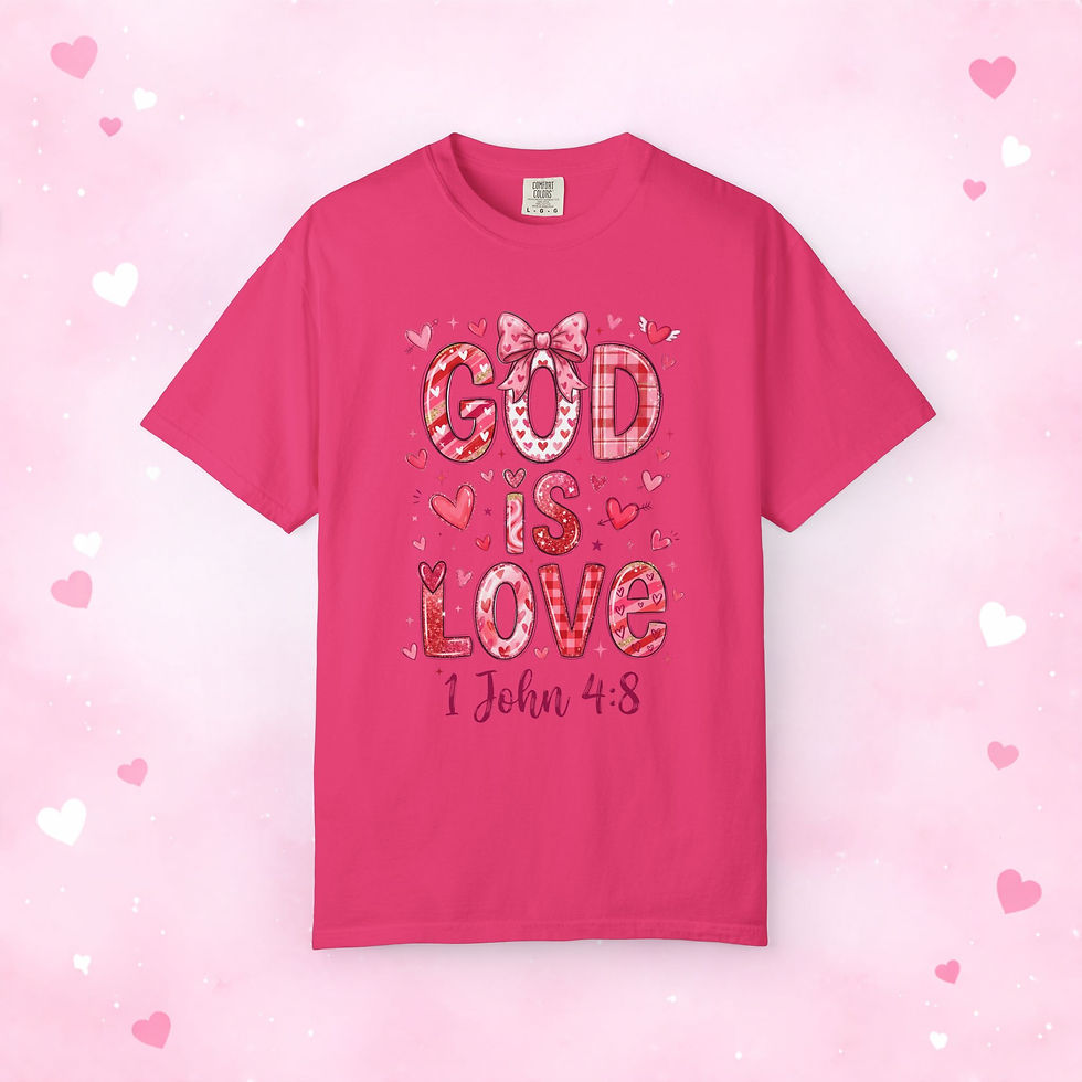 Thumbnail:  “God Is Love” (1 John 4:8) T-Shirt 