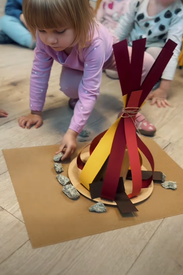 ognisko z maluszkami