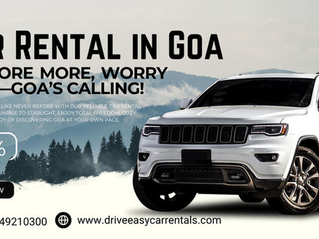Car Rental in Goa – Travel Smoothly with Drive Easy Car Rentals