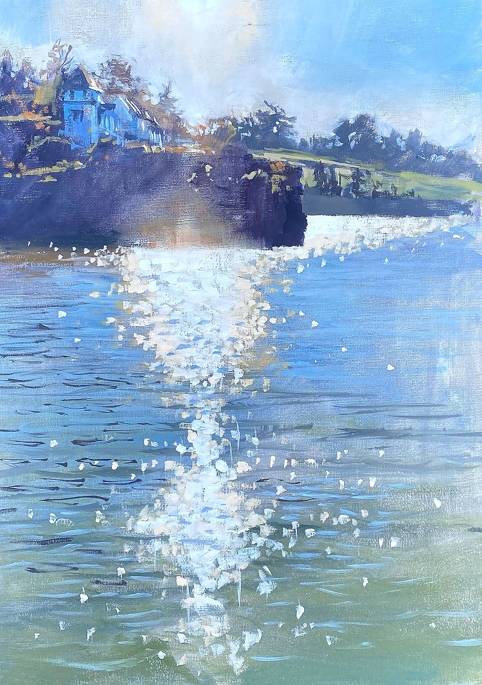 Gillan Creek Into Sun