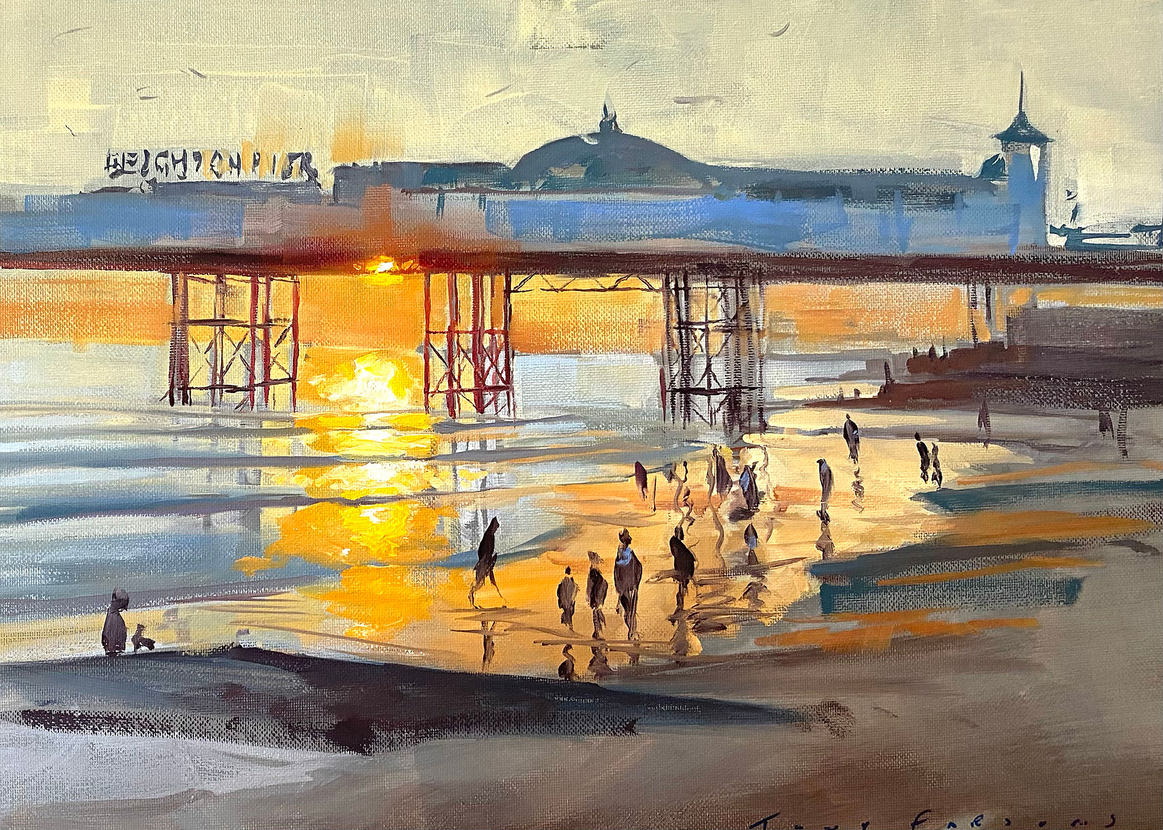 Brighton Pier at Sunset