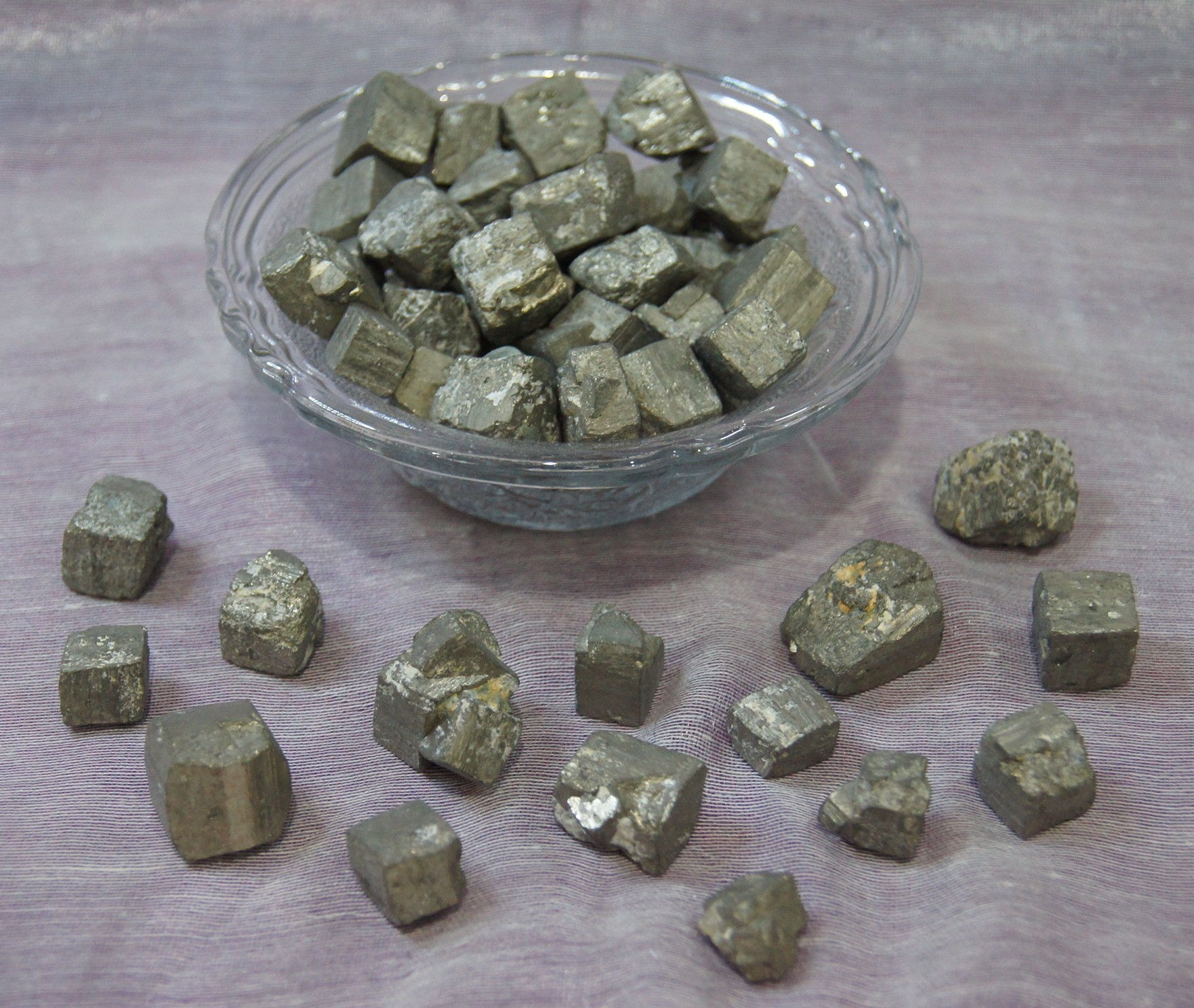 Pyrite Cubes