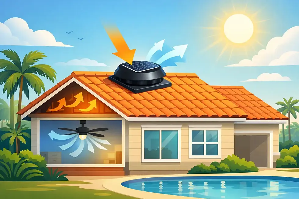 Solar Attic Fans for a Cooler Florida Home