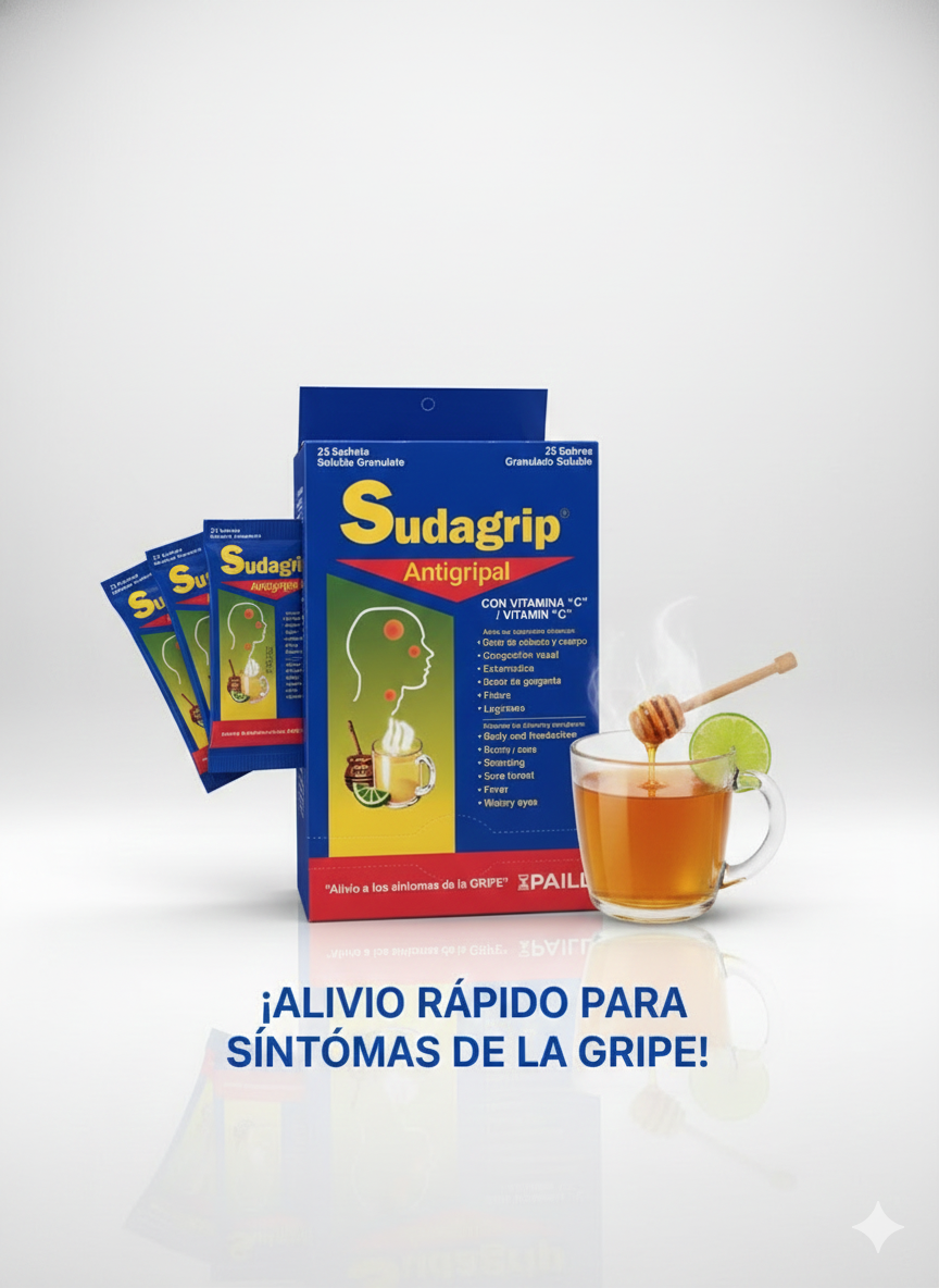Sudagrip Antigripal 25 sobres