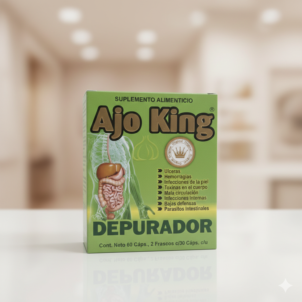 Ajo King Depurador, cleanser 60 caps