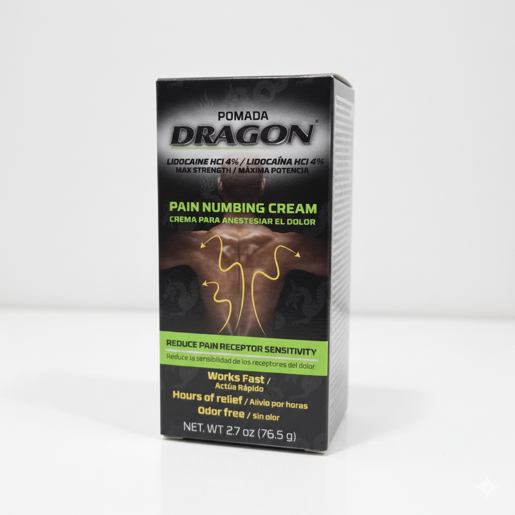 Pomada Dragón Pain Numbing Cream 2.7 fl oz