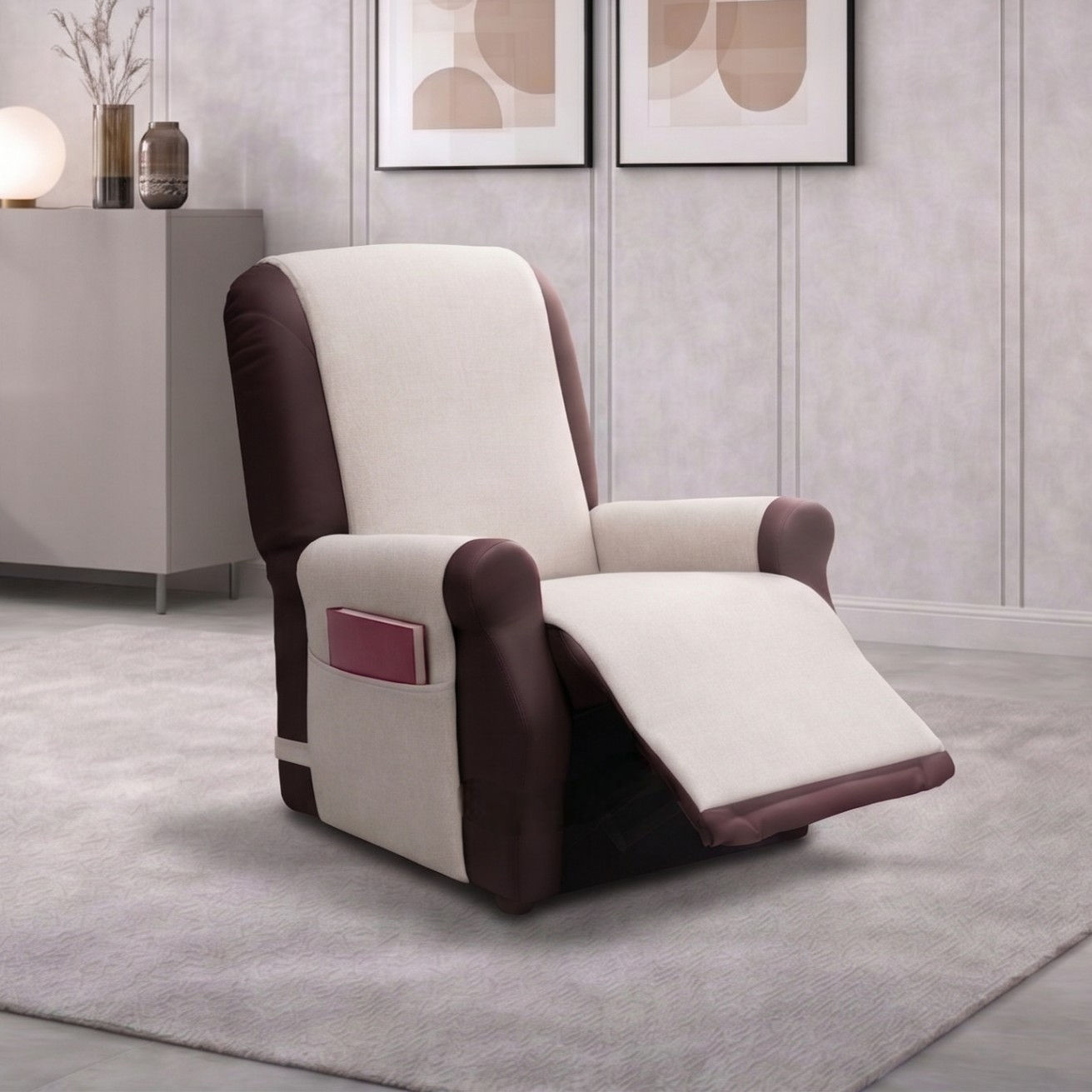 Copripoltrona Relax Impermeabile bianco