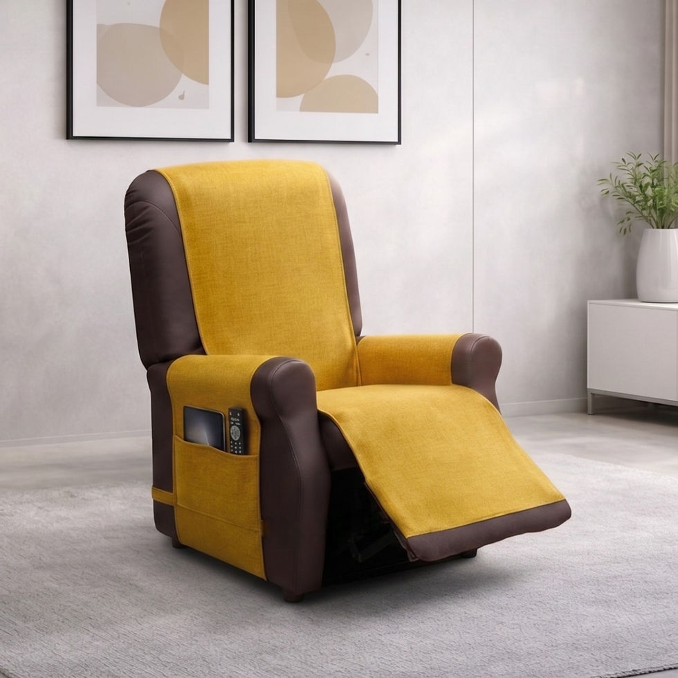 Miniatura: copripoltrona relax impermeabile oro