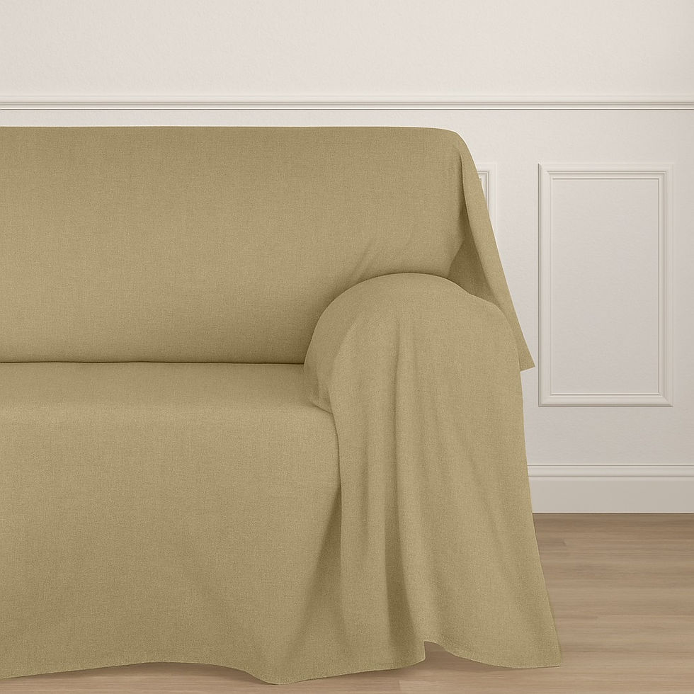 telo copridivano tortora