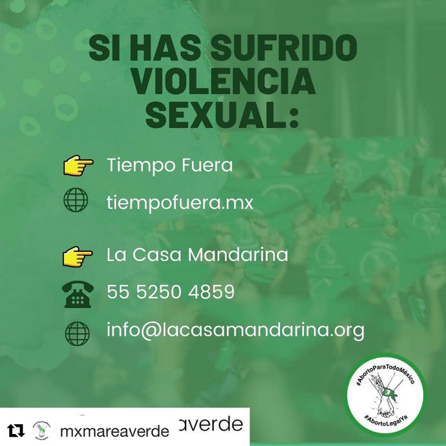 La Marea Verde Somos Todas y nos apoyamos ✊🏾💚