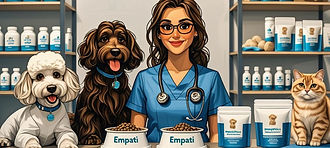Empati Karakteri yanında köpek