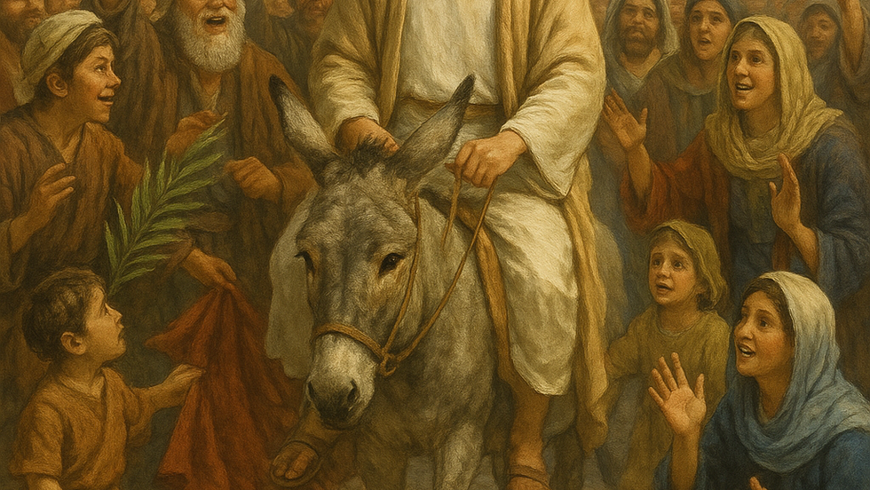 Jesus’s triumphal entry into Jerusalem