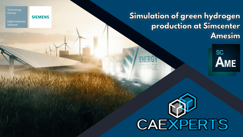 Green hydrogen production simulation within Simcenter Amesim