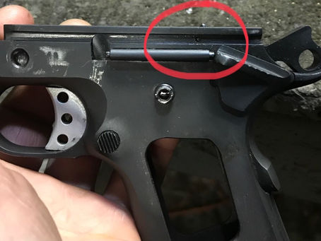 Replacing a broken ejector in a 1911