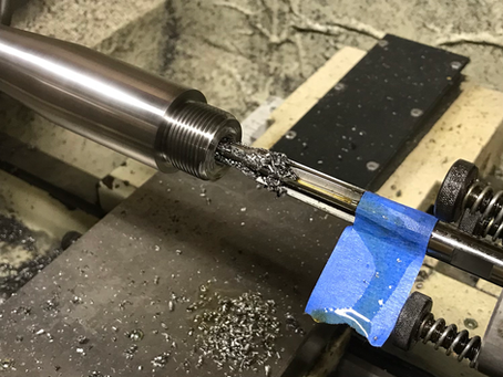 Reaming a chamber for a custom rifle project