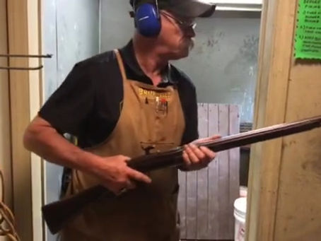 Test firing an 1833 Type II Hall / North carbine