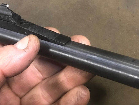 How to cut and recrown a barrel without a lathe.