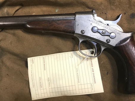 Repairing a firing pin 1871 Rolling Block pistol