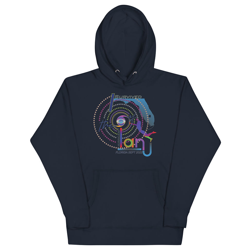 Thumbnail: I Survived Hurricane Ian Unisex Hoodie