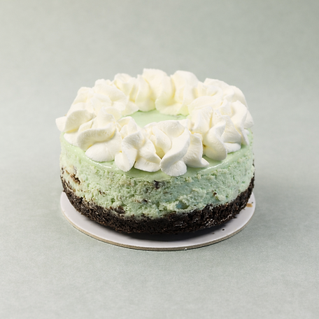 Classic plain cheesecake with smooth cream cheese filling on white plate