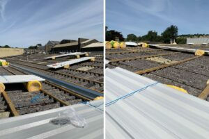 Two companies fined after worker falls through fragile rooflight