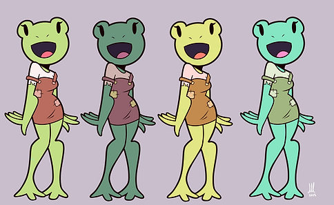 Swamp Frog - Colour Exploration