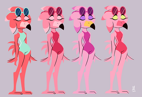 Malibu Flamingo - Colour Exploration