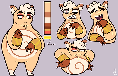 'Big Boy' - Render + expression sheet