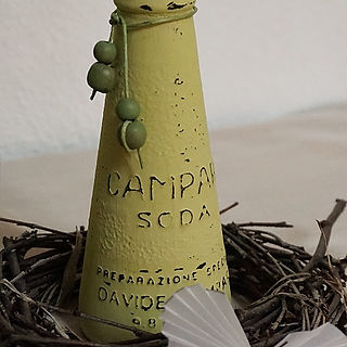 Flasche gelbgrün