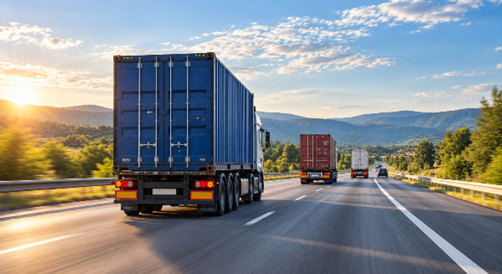 Road freight road transport