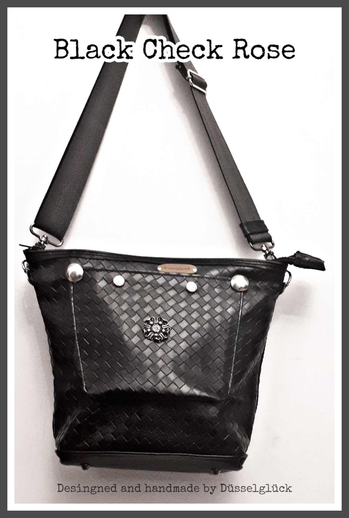 Black Check Rose