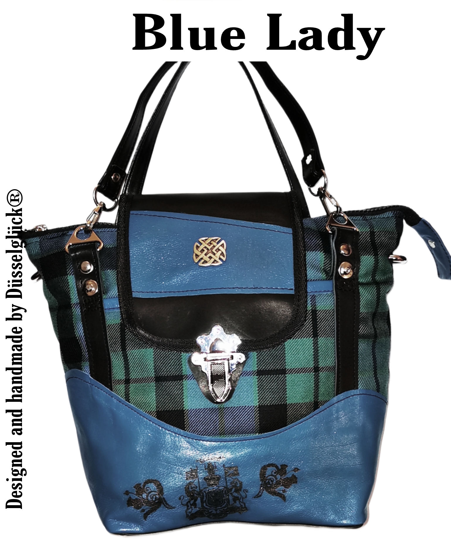 Blue Lady Schafleder und Tartan