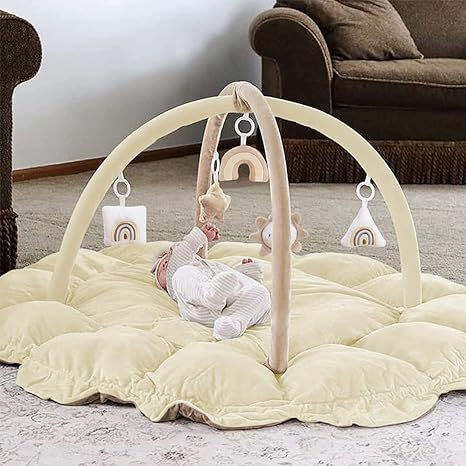 Thumbnail: Removable Plush Baby Play Mat with Toys