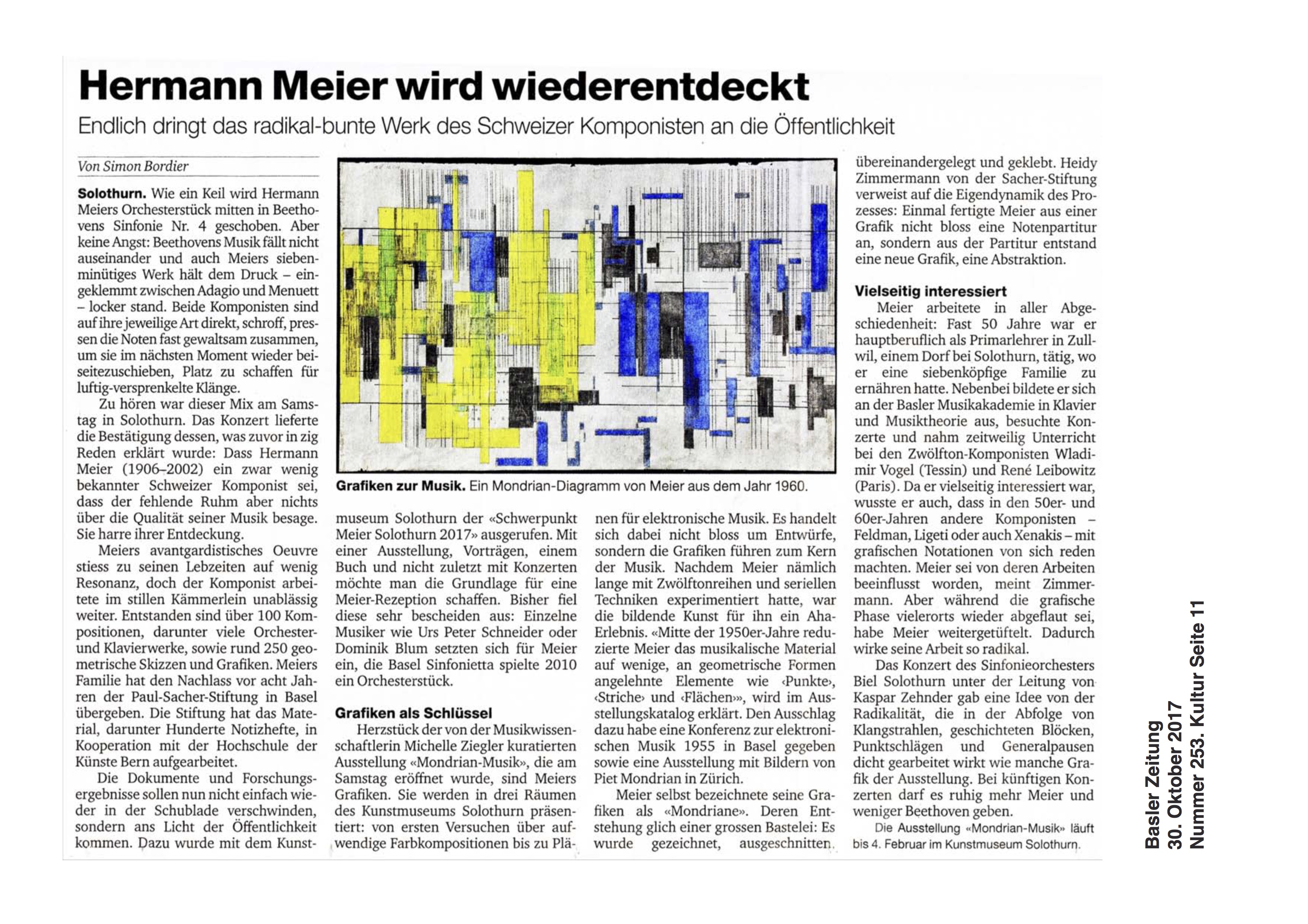 Hermann Meier wird wiederentdeckt Home Hermann Meier